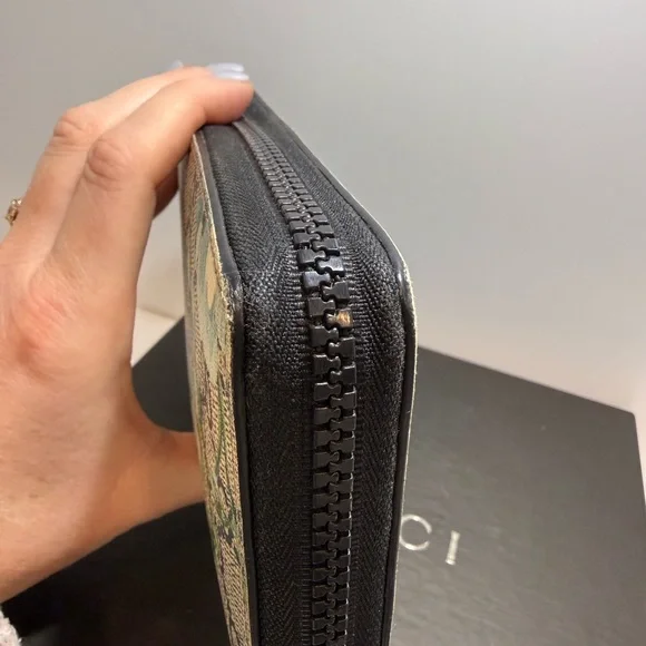 Gucci Floral Blue and Green Wallet - Picture 6 of 14